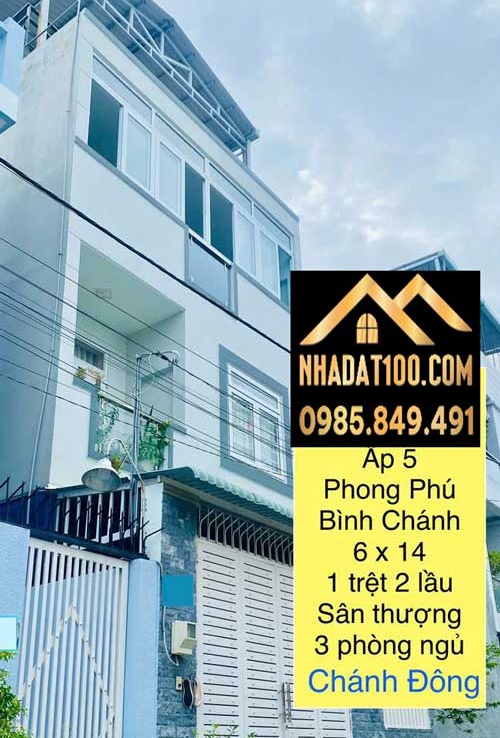 nhà bán bình chánh dọn vô ở ngay